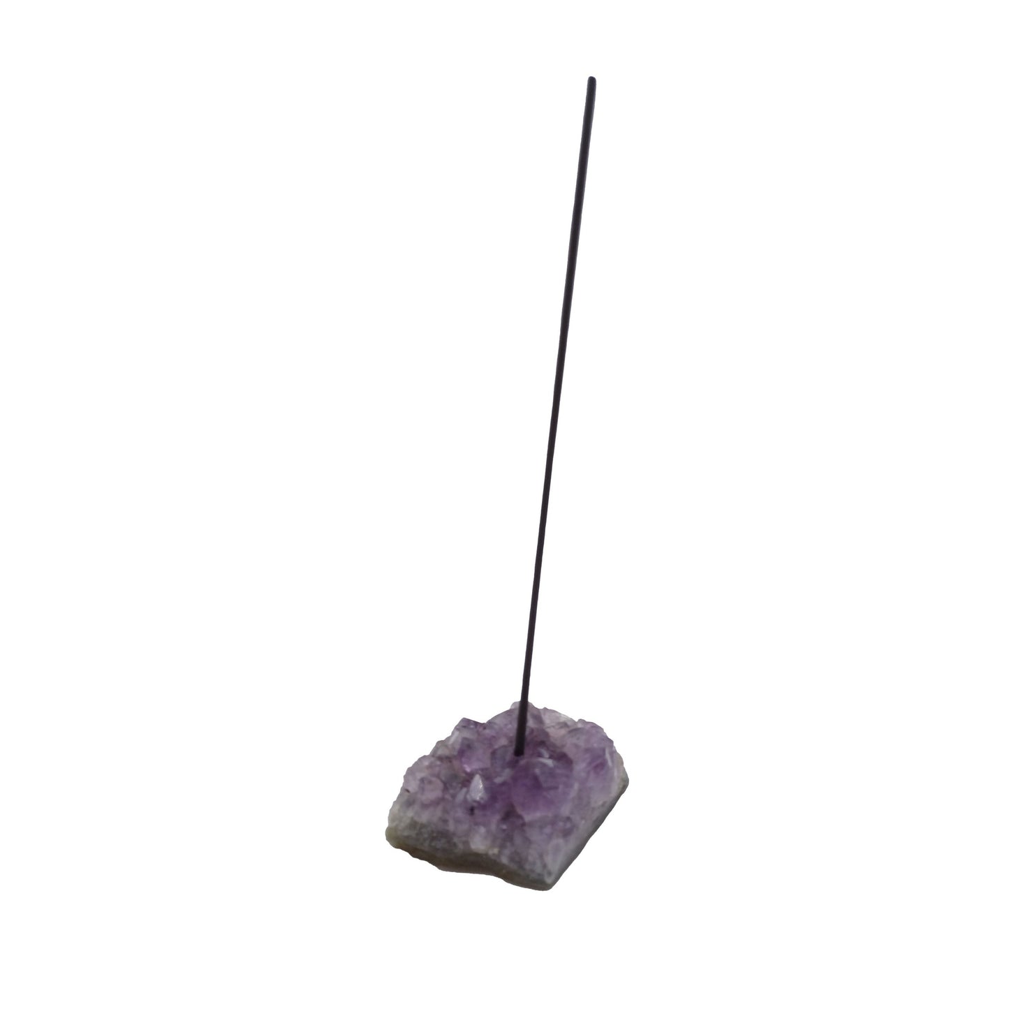 Amethyst Cluster Crystal Incense Holder